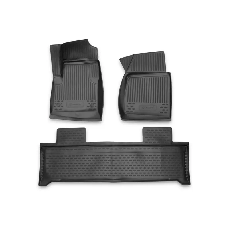 Коврики в салон УАЗ Patriot 3163, 2014-2016, 3 шт. (полиуретан) Element 3163-5109015-00