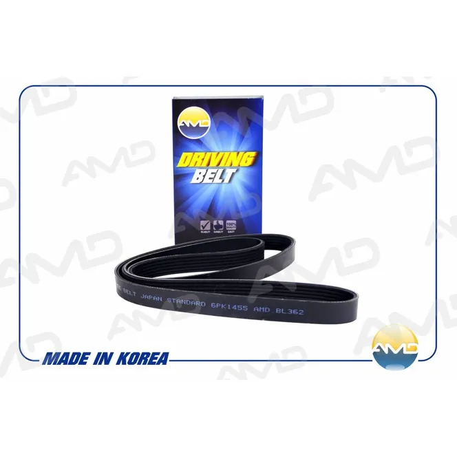 Ремень 6pk1453 поликлиновый, генератора 55565301amd.bl362 amd