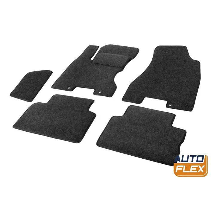 Текстильные коврики салона, AutoFlex, Business, для Nissan X-Trail T31 2007-2015, цвет графит 5410202