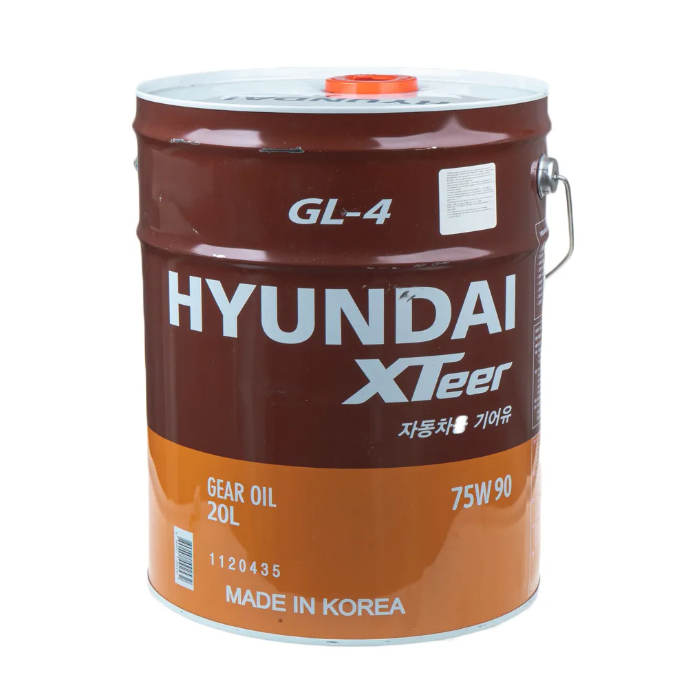 Масло трансмиссионное универсальное HYUNDAI XTeer Gear Oil-4 75W90, 20 л 1120435