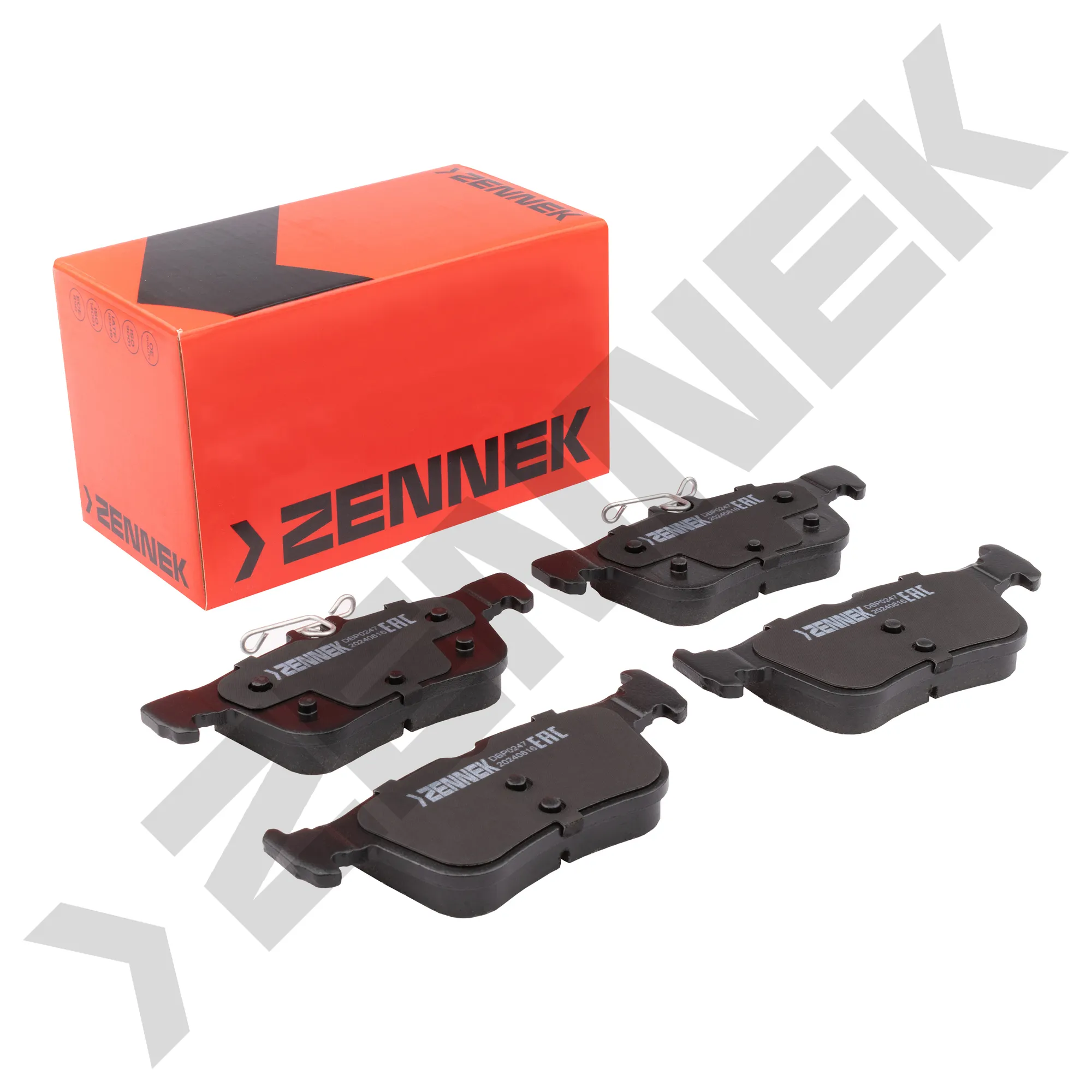 Колодки тормозные дисковые задние FORD EDGE 15-, GALAXY 15- ZENNEK DBP0247
