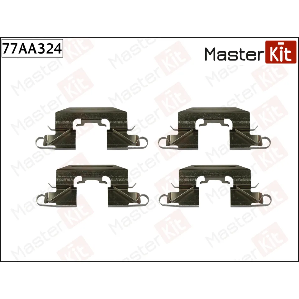 Комплект установочный тормозных колодок Mazda CX-7 (ER) 2006 - 2014 MASTERKIT 77AA324