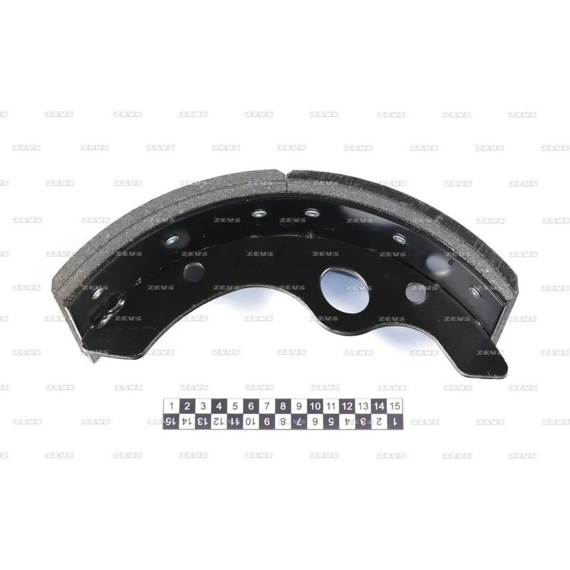 Тормозная колодка с накладкой ZEVS BL-01-201