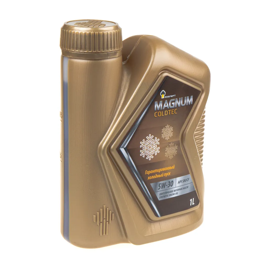 Масло моторное Rosneft Magnum Coldtec 5W-30 синтетическое 1 л 40813232