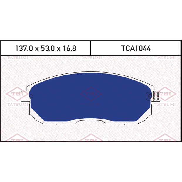 Колодки тормозные дисковые передние NISSAN Teana 03-> TATSUMI TCA1044