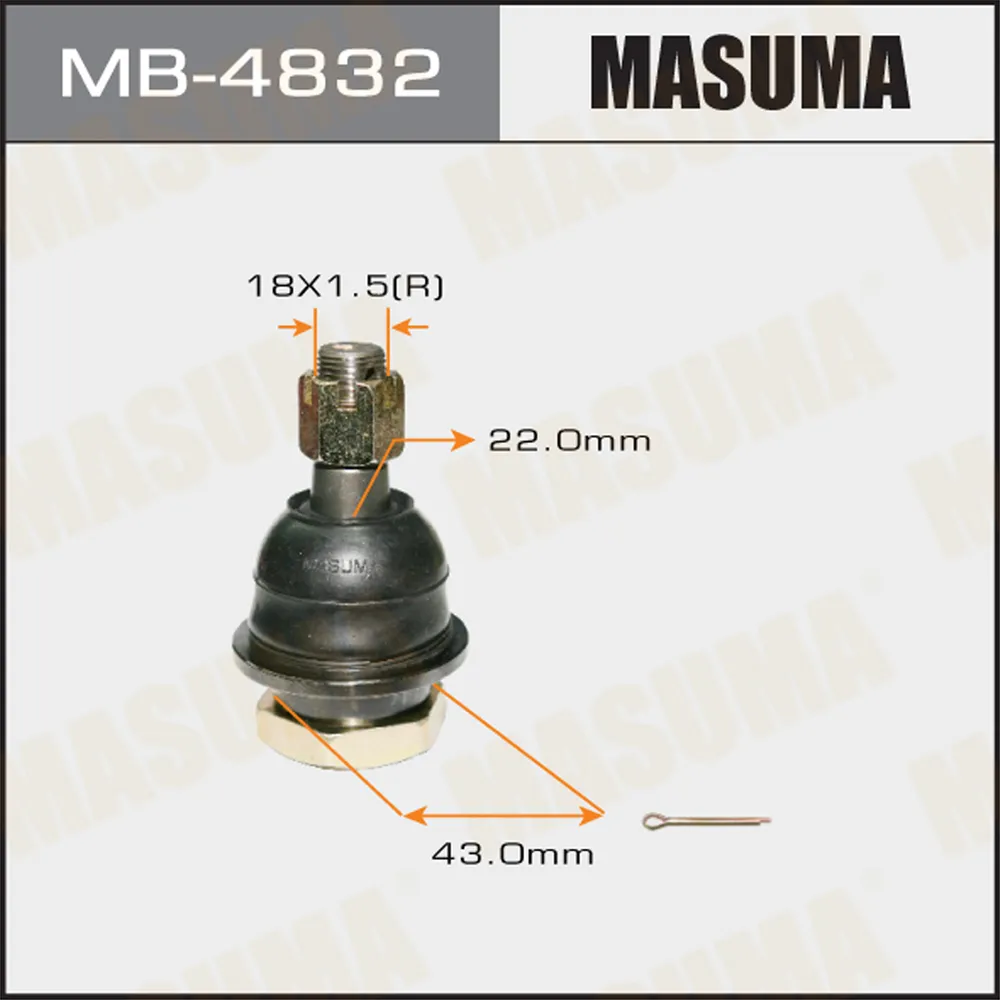 Опора шаровая MASUMA MB-4832