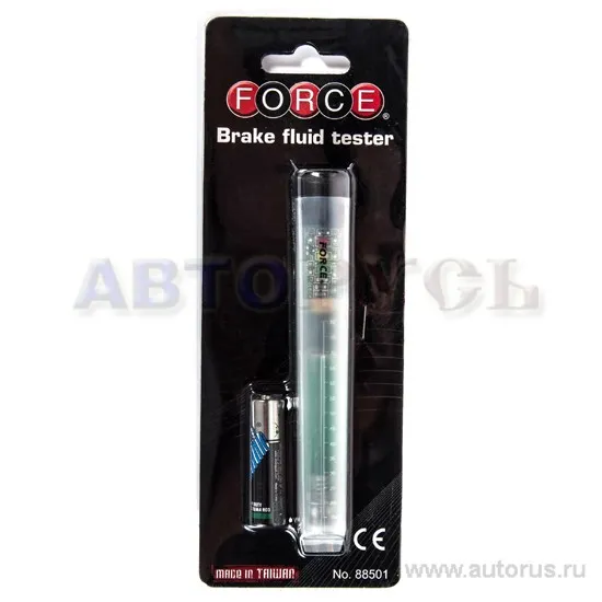 Тестер тормозной жидкости, 3 светодиода FORCE 88501