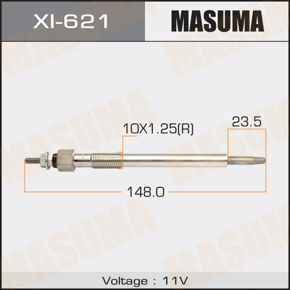 Свеча накаливания ISUZU BIGHORN MASUMA XI-621