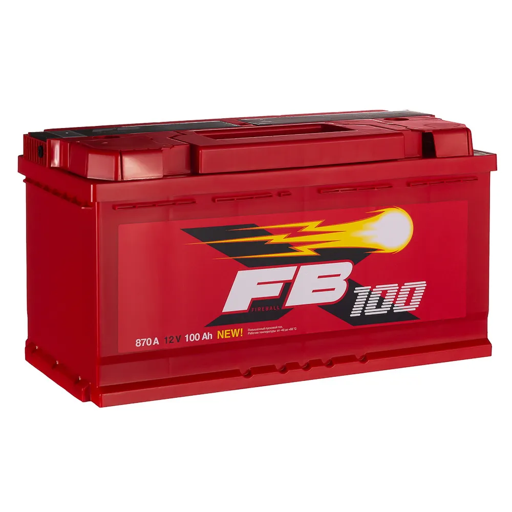 Аккумулятор FB Standart 100 А/ч обратный R+ 353x175x190 L5 EN 870 А