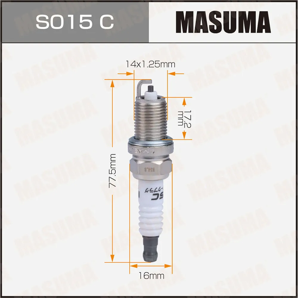 Свеча зажигания NICKEL ZFR5J-11 (5584) KIA / OPEL /HONDA / NISSAN MASUMA S015C