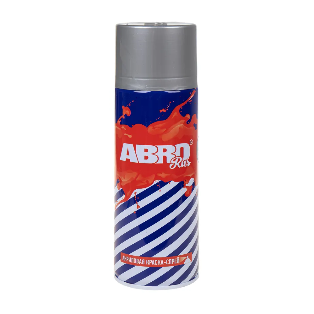 Краска-спрей акриловая № 36 алюминиевая 400 мл ABRO SPO-036-R ABRO SPO-036-R