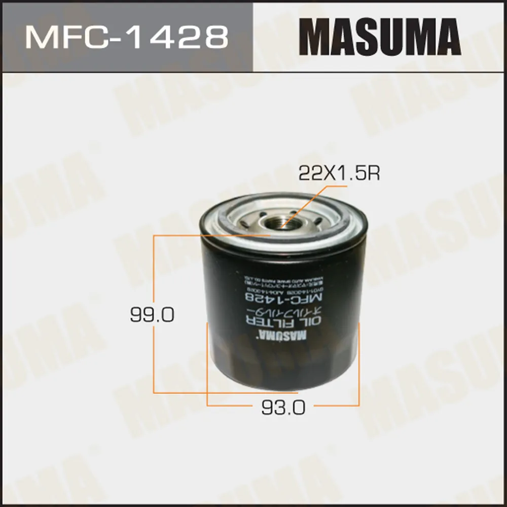 Фильтр масляный (C-417) MASUMA MFC1428