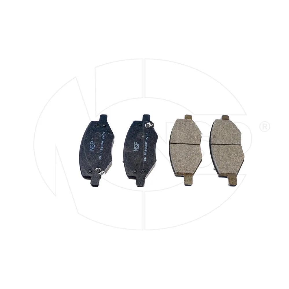 Колодки тормозные передние (комплект 4шт,керам.) CHANGAN ALSWIN NSP NSPRS7N86