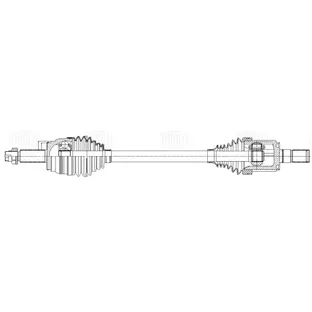 Привод для а/м Hyundai Elantra AD (15-) 1.6i AT (перед. лев.) (AR 0835) TRIALLI AR 0835