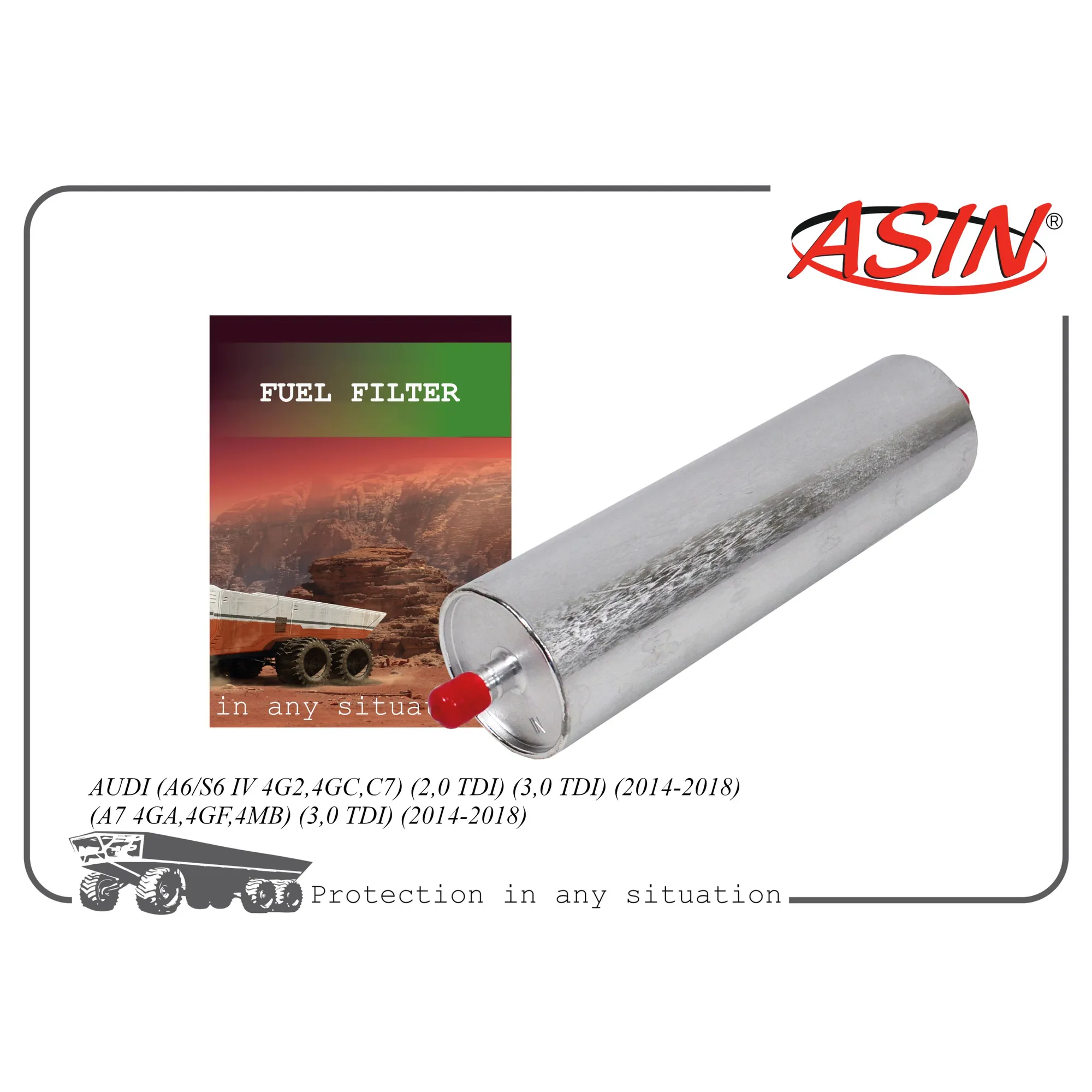 Фильтр топливный 4G0127401/ASIN.FF2416 ASIN ASIN ASIN.FF2416