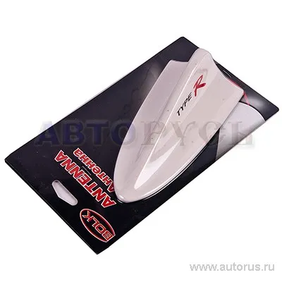 Антенна декоративная Плавник самоклеющаяся белая BOLK BK01600