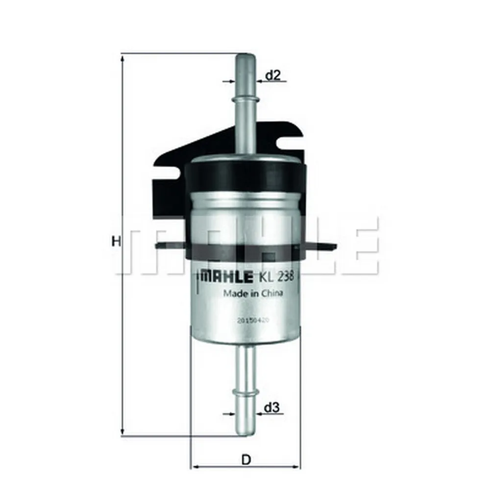 Фильтр топливный KNECHT/MAHLE KL238