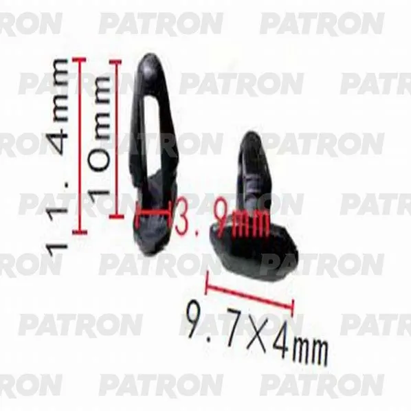 Клипса пластмассовая Nissan применяемость: обшивка дверей PATRON P371417