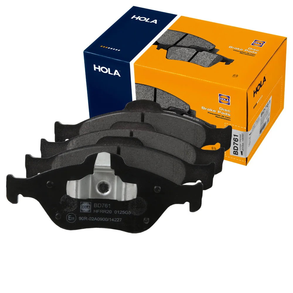 Тормозные колодки дисковые передние HOLA BD761