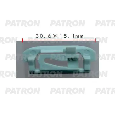 Клипса пластмассовая GM применяемость: стёкла PATRON P371812