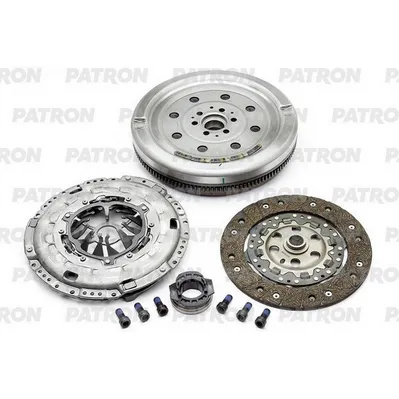 К-кт сцепления с двухмассовым маховиком (4P-DMF) AUDI A3 1.9 TDI 03-, VW: Golf V, Passat, PATRON PCE0121