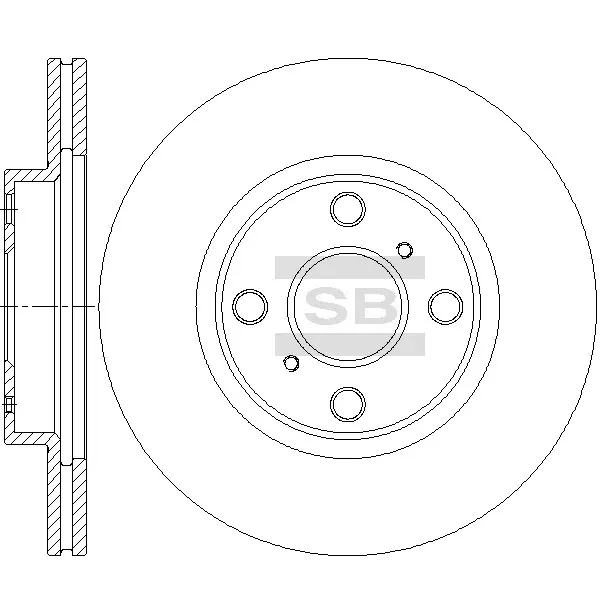 Диск тормозной SANGSIN BRAKE SD4678