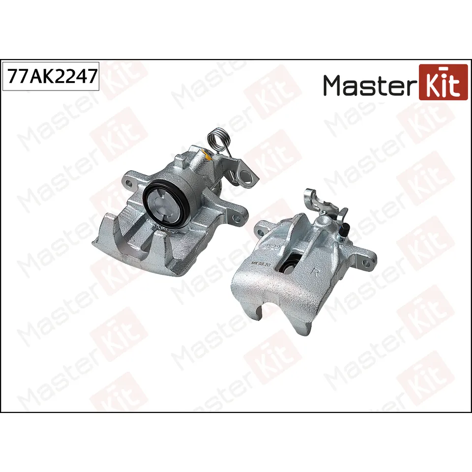 Тормозной суппорт зад. прав. Opel VIVARO A (X83) 2001 -, Renault TRAFIC II (JL) 2001 - MASTERKIT 77AK2247