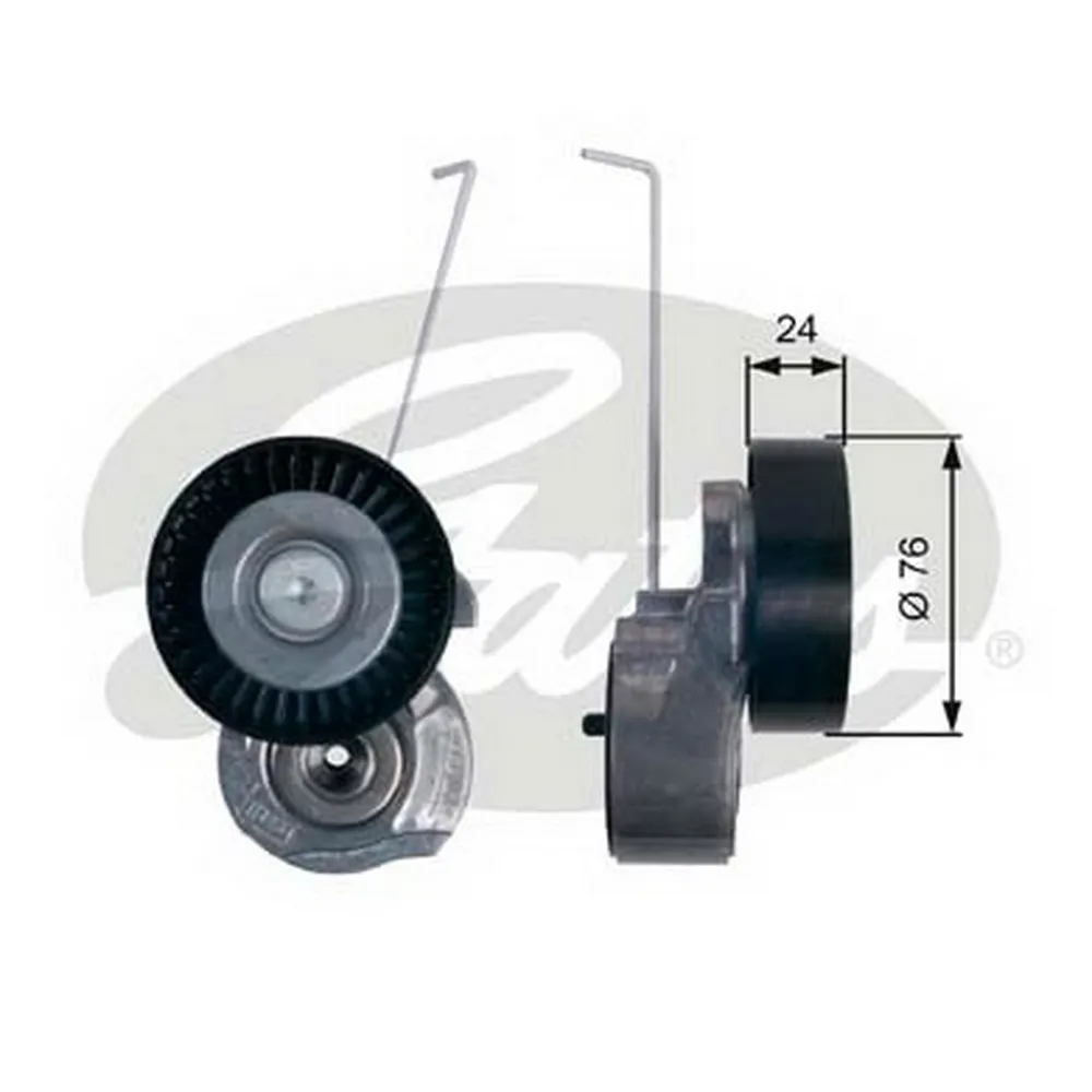 Ролик-Натяжитель приводного ремня LAND ROVER Freelander II/VOLVO S60 II/S80 II GATES T38495