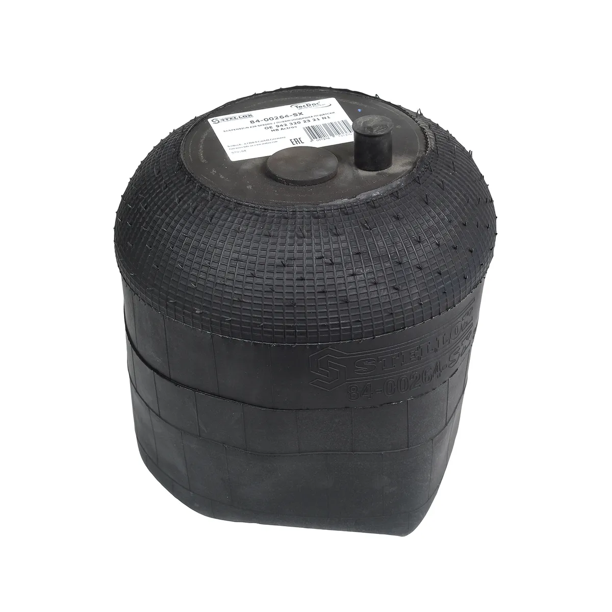 Пневмоподушка без стак. 1отв. смещ.10 1шп-шт.М24 смещ.40 MB Actros STELLOX 84-00264-SX