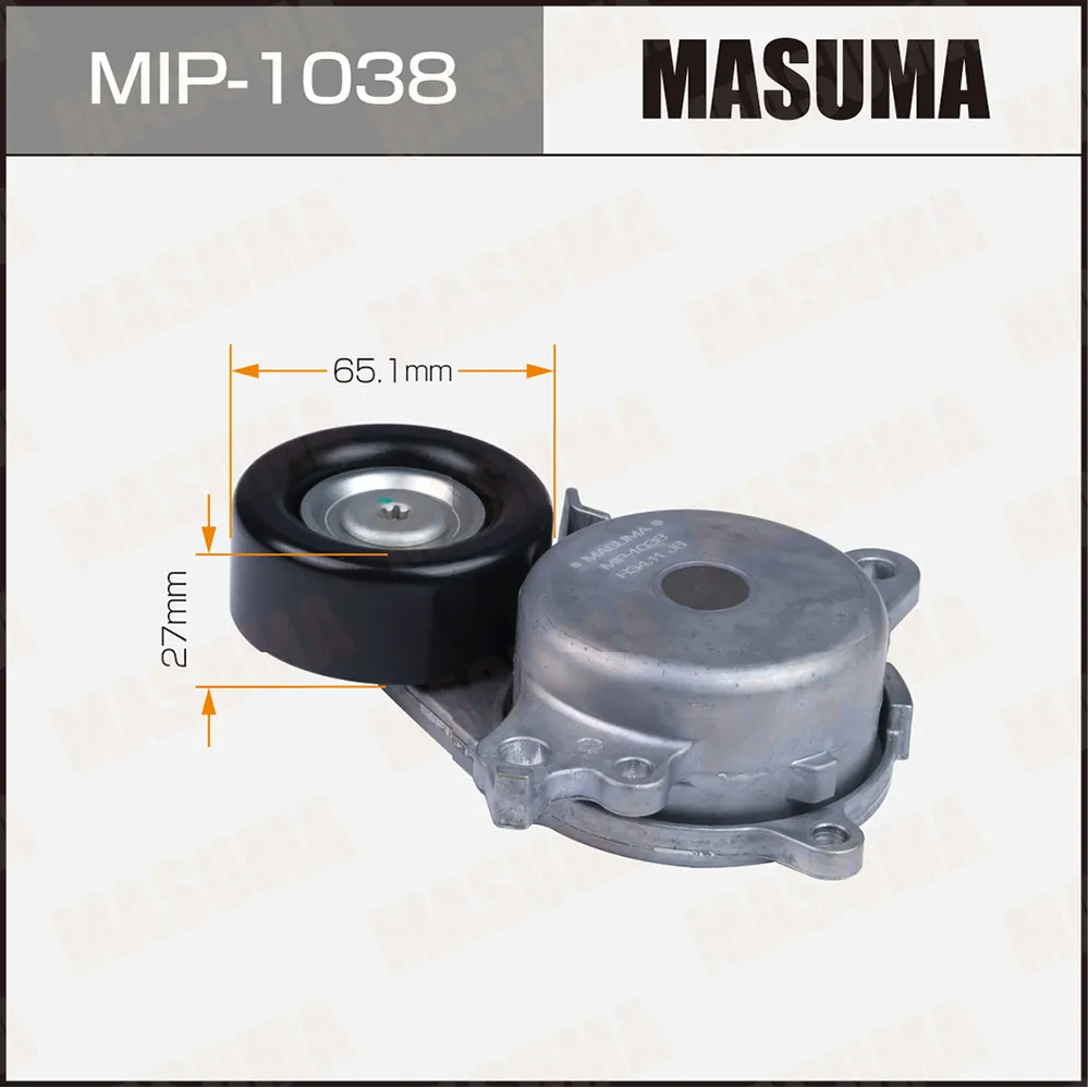 Натяжитель ремня, клиновой зубча MASUMA MIP-1038