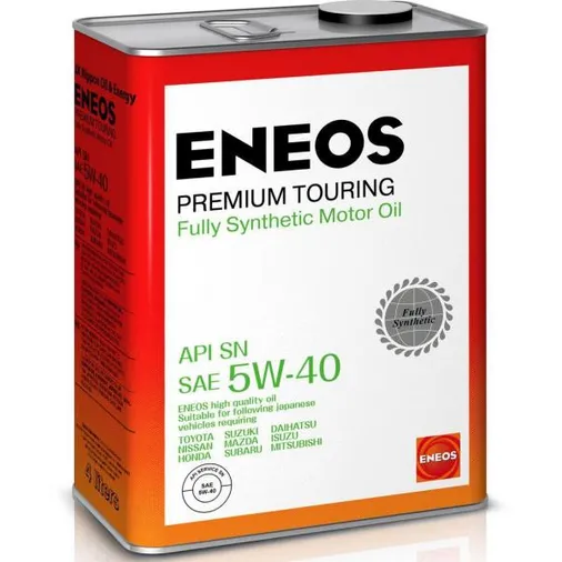 Масло моторное ENEOS Premium Touring SN 5W-40 синтетическое 4 л 8809478942162