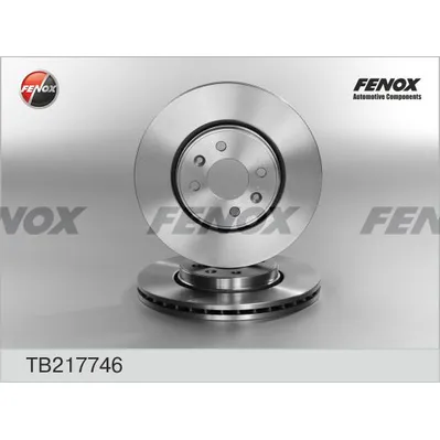 Диск тормозной передний RENAULT MEGANE II/SCENIC II /VENT.D=280MM FENOX TB217746