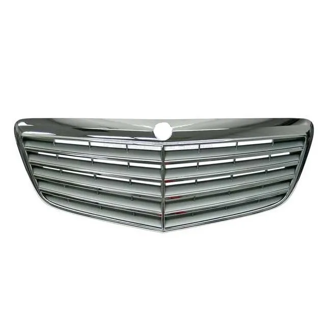 Решетка радиатора хром/серая (ELEGANCE) MERCEDES W211 07- GOOD GO MB11221-02