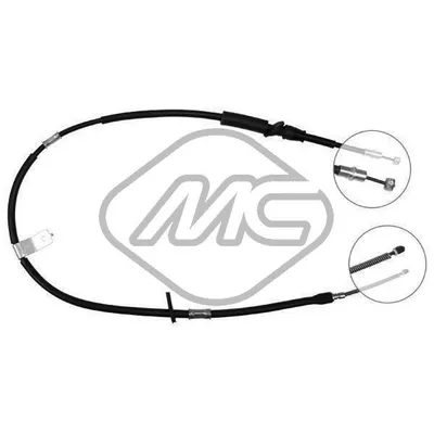 Трос ручника HYU ACCENT ALL SX L Metalcaucho 81972