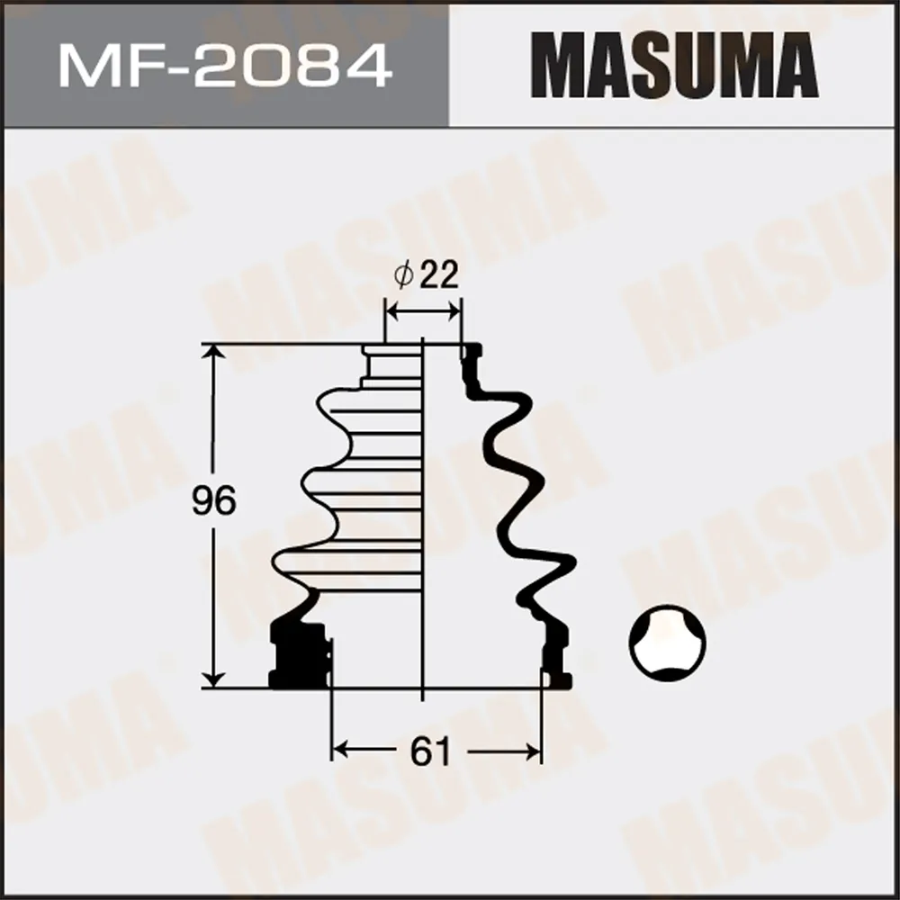 Пыльник ШРУСа TOYOTA ALLEX MASUMA MF-2084