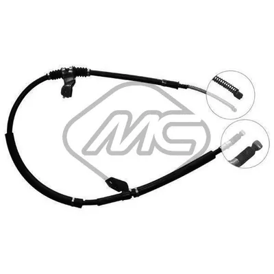 Трос ручника HYU GALLOPPER ALL 2,5TD-3,0 V6 DX R Metalcaucho 82277