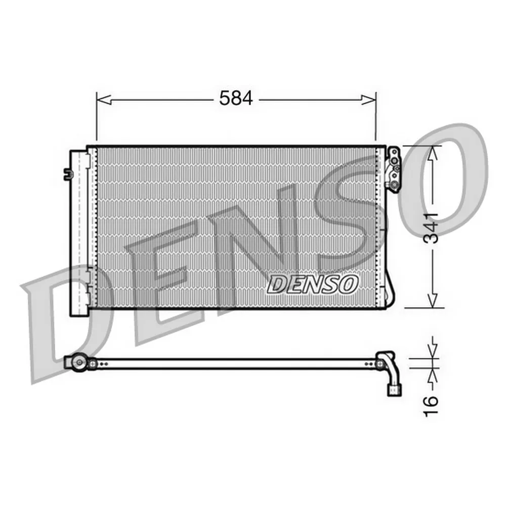 Конденсатор, кондиционер DENSO DCN05012