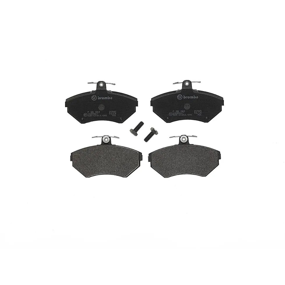 Колодки тормозные дисковые передн AUDI: A4 (8D2, B5) 9400 , A4 Avant (8D5, B5) 9401 VW: PASSAT (3 BREMBO P85042