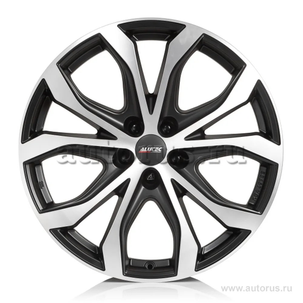Диск литой R19 8.5J 5x112/66.5 ET32 ALUTEC W10 Racing Black Frontpolished W10-85932B63-5