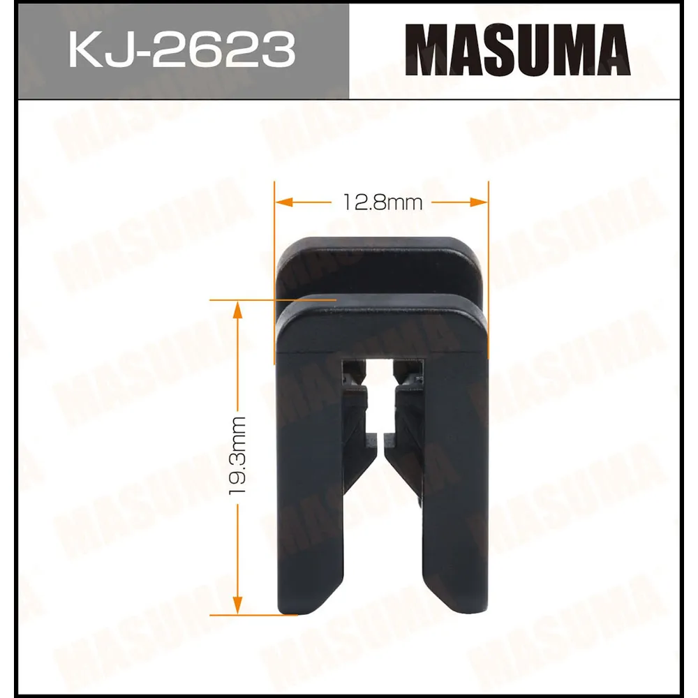Клипса автомобильная (автокрепеж) 2623-KJ (уп.50) MASUMA KJ-2623