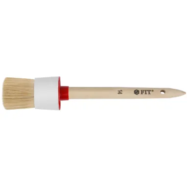 Кисть круглая, натуральная светлая щетина №14 (50 мм) FIT 01308