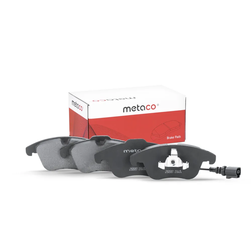 Колодки тормозные передние к-кт VW TIGUAN (2007>) Metaco 3000-614