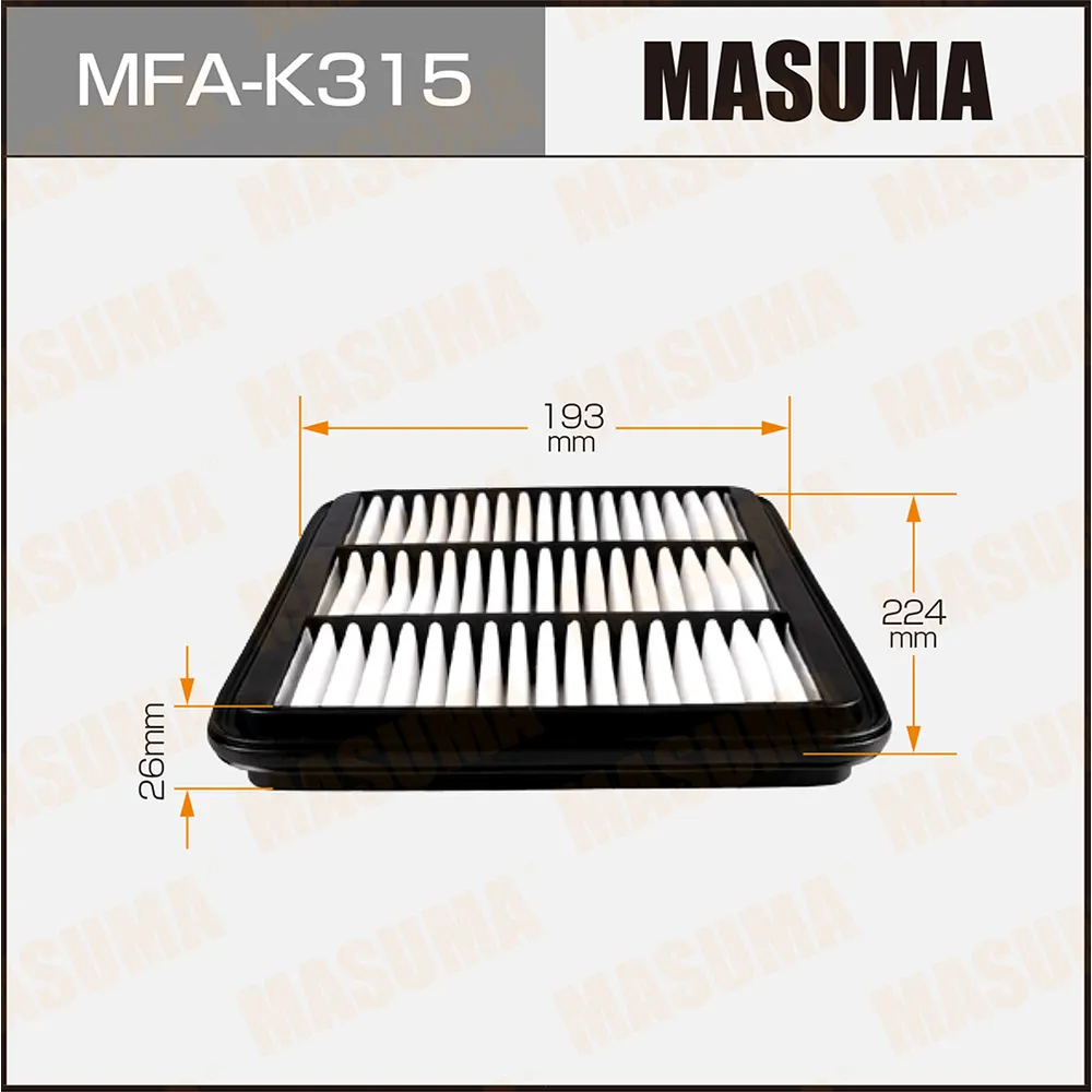 Воздушный фильтр MASUMA MFAK315
