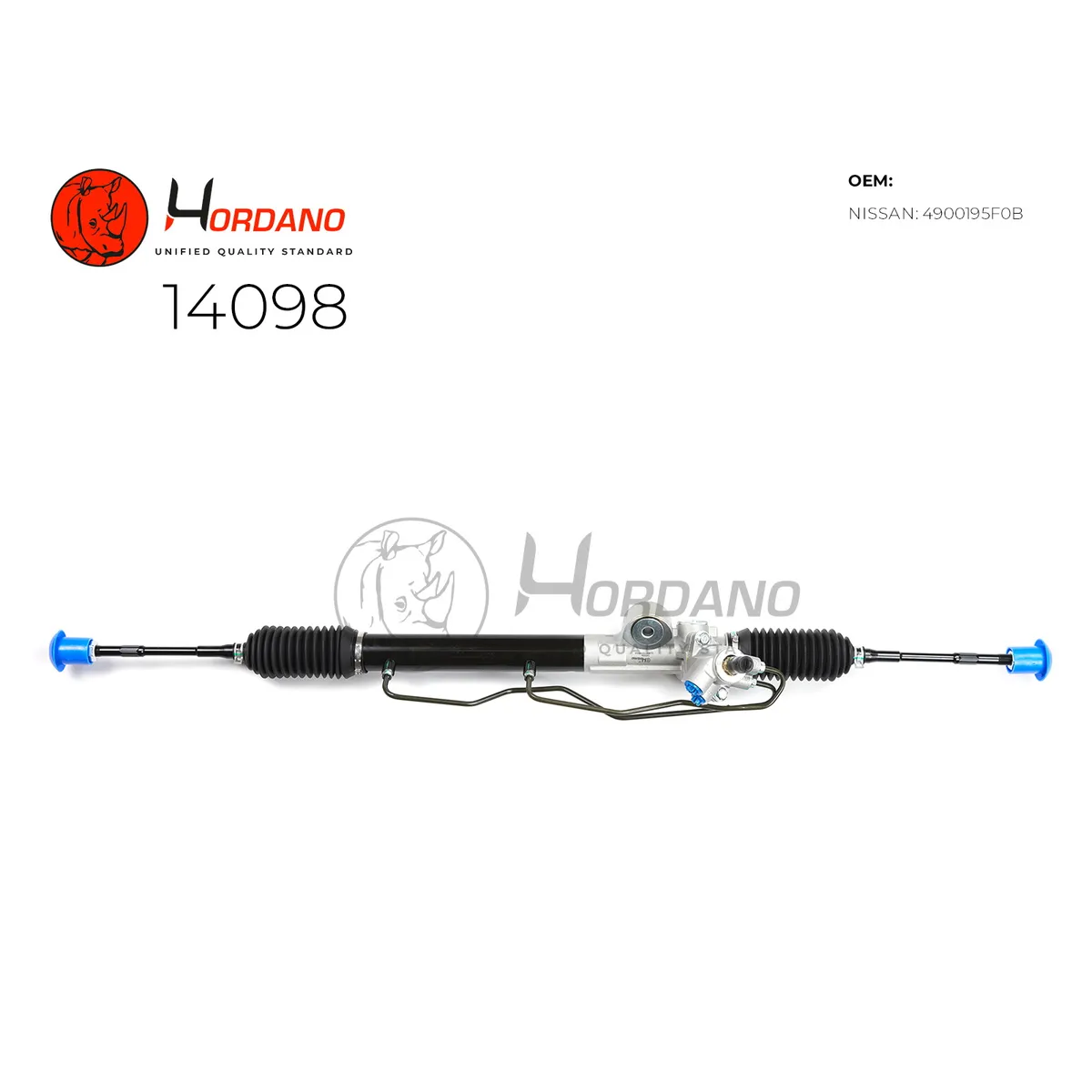 Рейка рулевая NISSAN ALMERA CLASSIK (B10) Hordano 14098