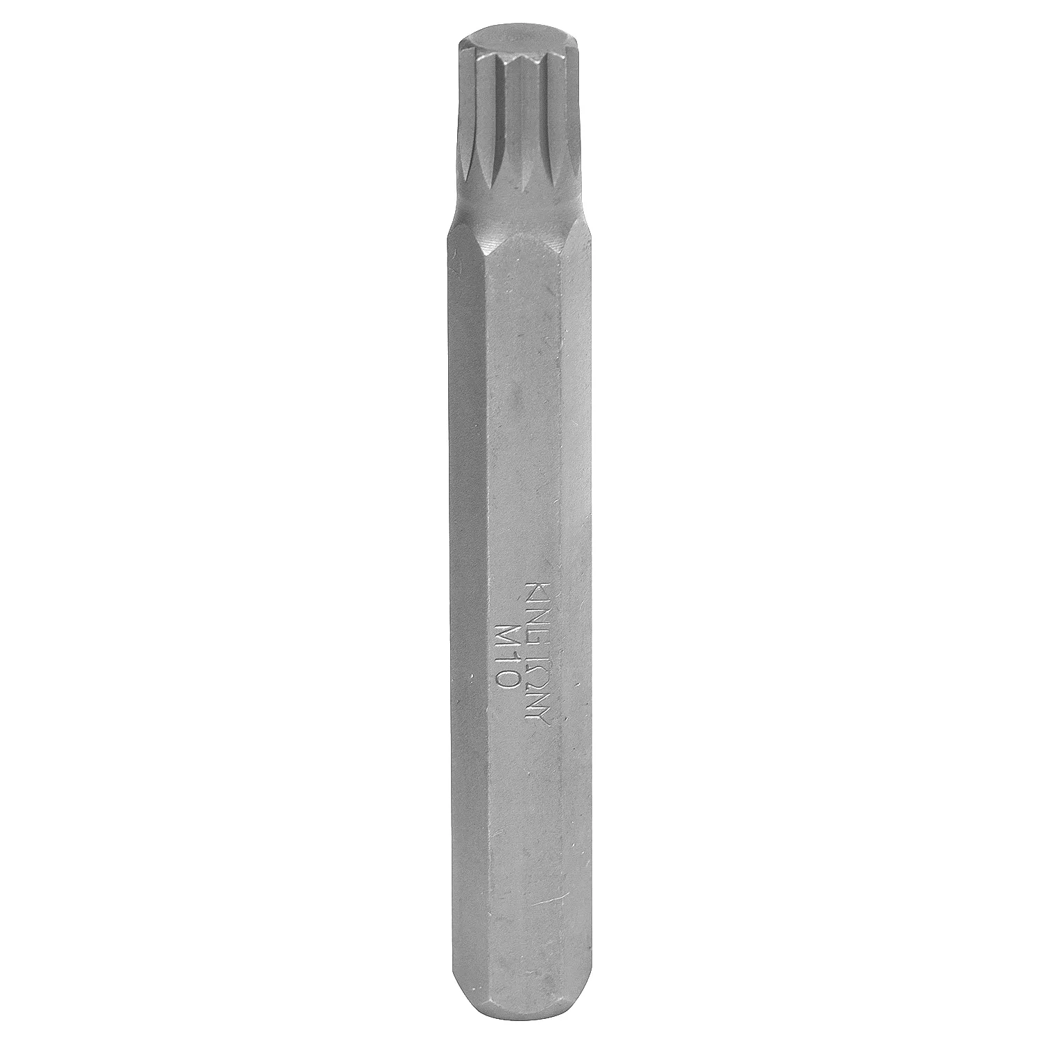 Вставка, бита торцевая 10 мм, SPLINE, М10, L 80 мм KING TONY 168010M