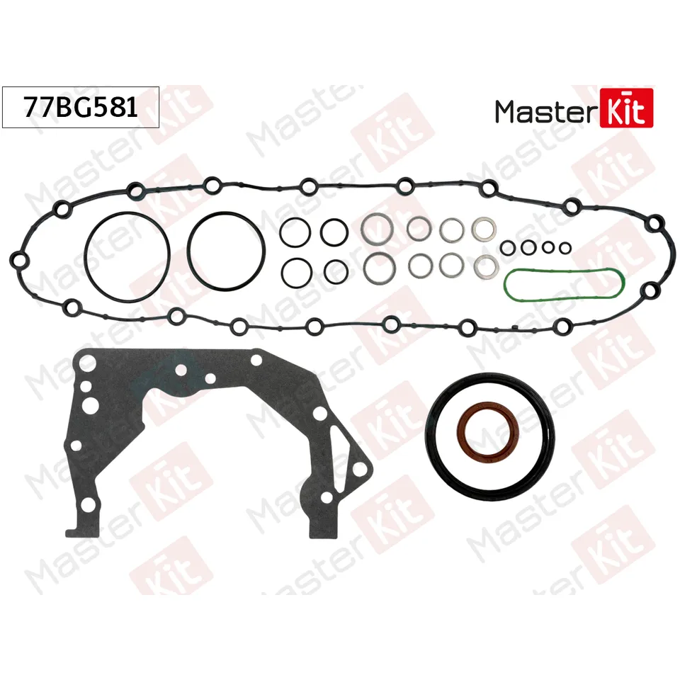Комплект прокладок, блок-картер двигателя для Opel VECTRA B (J96) X 25 XE MASTERKIT 77BG581