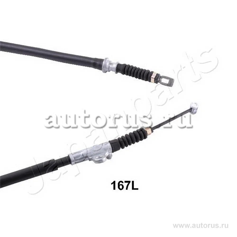 Трос ручного тормоза NISSAN MAXIMA QX 00- лев. JAPANPARTS BC167L