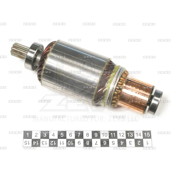 Ротор стартера sl(187 x 60 mm9зуб) 24v, 4.5kw ZEVS QZZ 2520