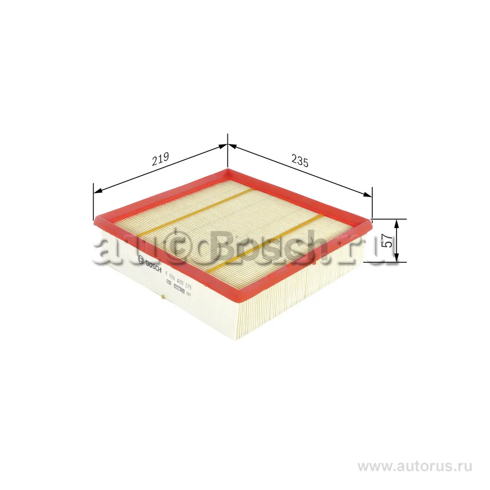 Фильтр воздушный мв OM651 BOSCH F026400379