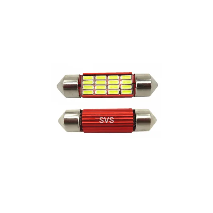 Лампа светодиодная 12V C5W 1,8W 59lm SV8,5-8 6000K SVS LED 2 шт. DUOBOX 0240433010